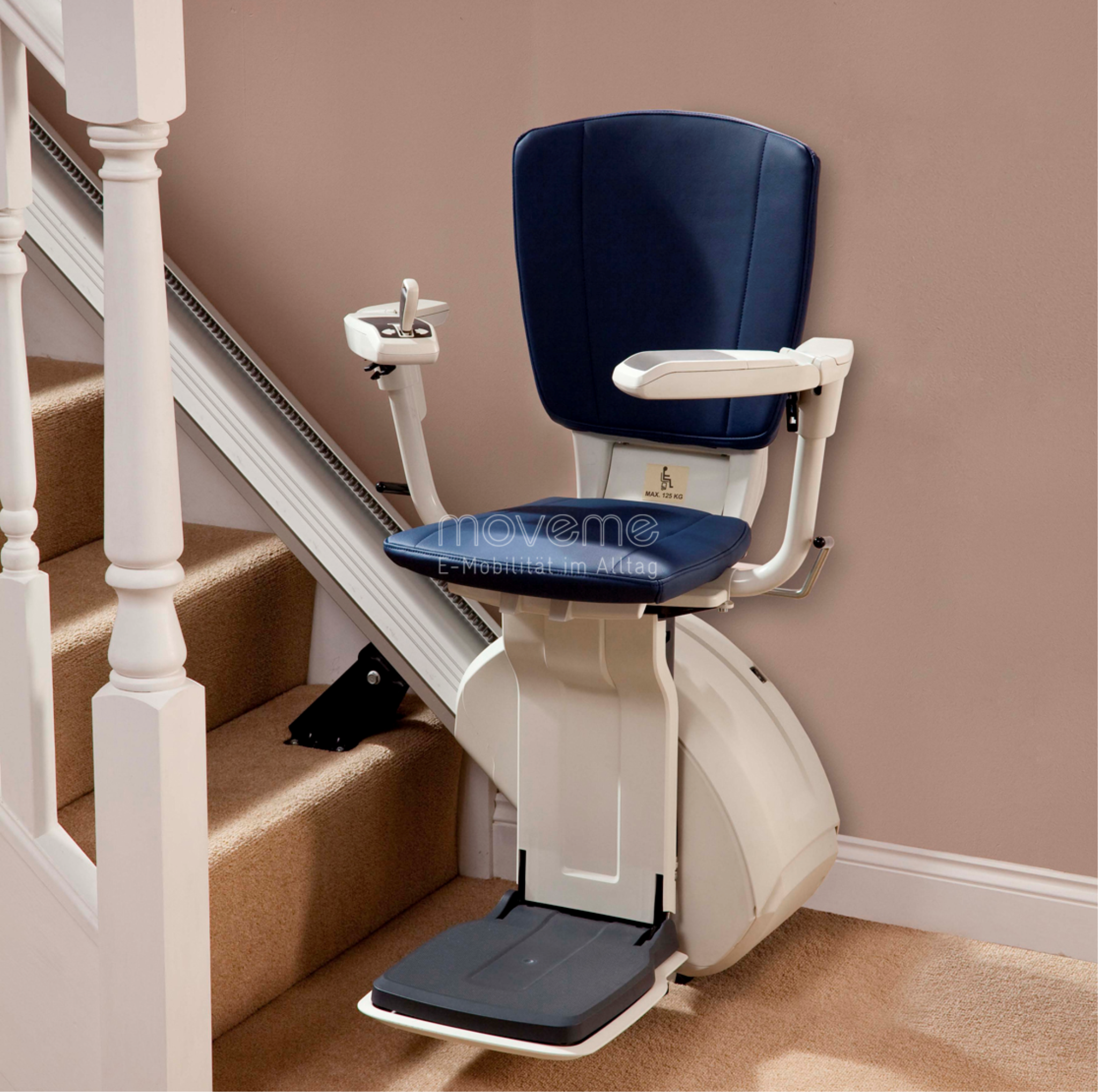 Treppenlift Homeglide Extra für gerade Treppen